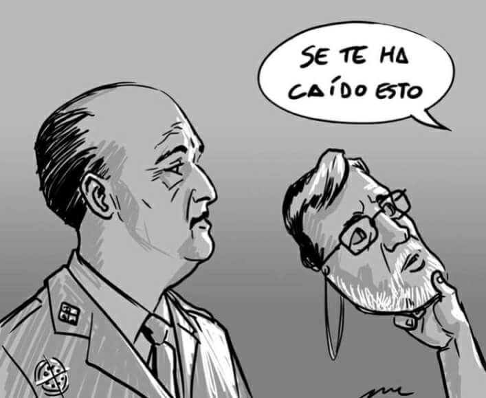 JaumePrimer2's tweet photo. @oriolesteveg Tambien se le ha caido esto #LliberatJordis #ForaFranquistes https://t.co/xIcNRKa7mq