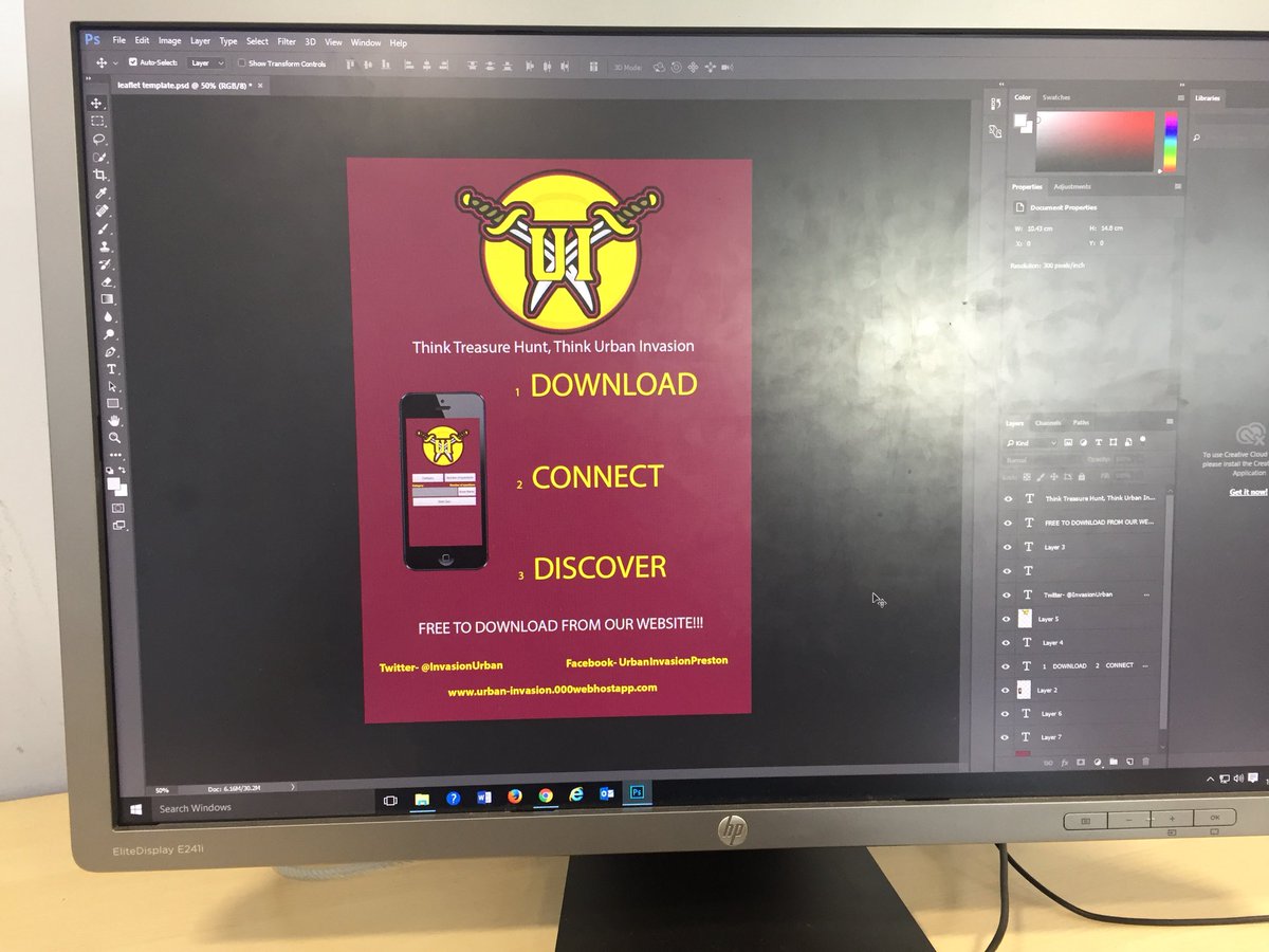 InvasionUrban's tweet photo. What else should be added to the leaflets? #marketing # https://t.co/EzcadIgm5y
