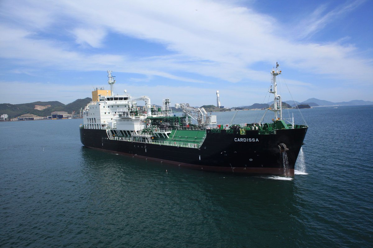 VesselFinder's tweet photo. Klaipeda LNG Terminal receives the 40th cargo
https://t.co/oIlUM2Cd92 #KlaipedosNafta #LNG #Klaipeda #Cardissa #bunkering #STS https://t.co/Zd1IYM9ORz