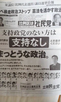 支持政党なしで投票される！？ウソのようで ホントの話www