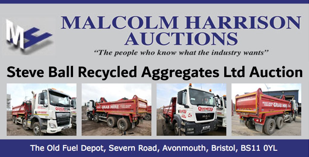 plantnequipment's tweet photo. Steve Ball Recycled Aggregates Ltd #Auction by @MH_Auctions #Tipper #Wheel_loader #Crusher #Screener https://t.co/vHVq1rN7Xh https://t.co/tpxUCHraVf