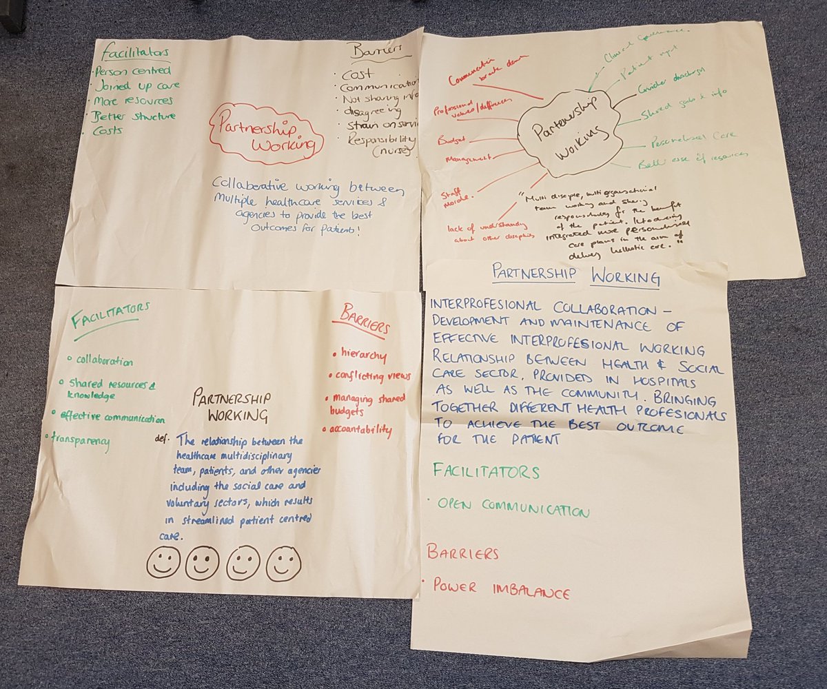 gcustevie's tweet photo. Sorry my year 2 #DVBNP17 group, I forgot to tweet the images of your great work on #therapueticrelationships &amp; #partneshipworking 😊 https://t.co/YwKv9Xyft4