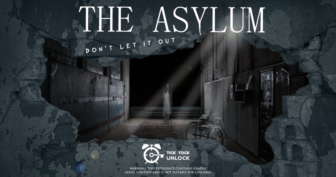 TickTockUnlock's tweet photo. Our #halloween #asylum is now available! #liveactor #horror #spooky #leeds #ticktock #escapegame #puzzles #haunting https://t.co/d8fSp50Knr