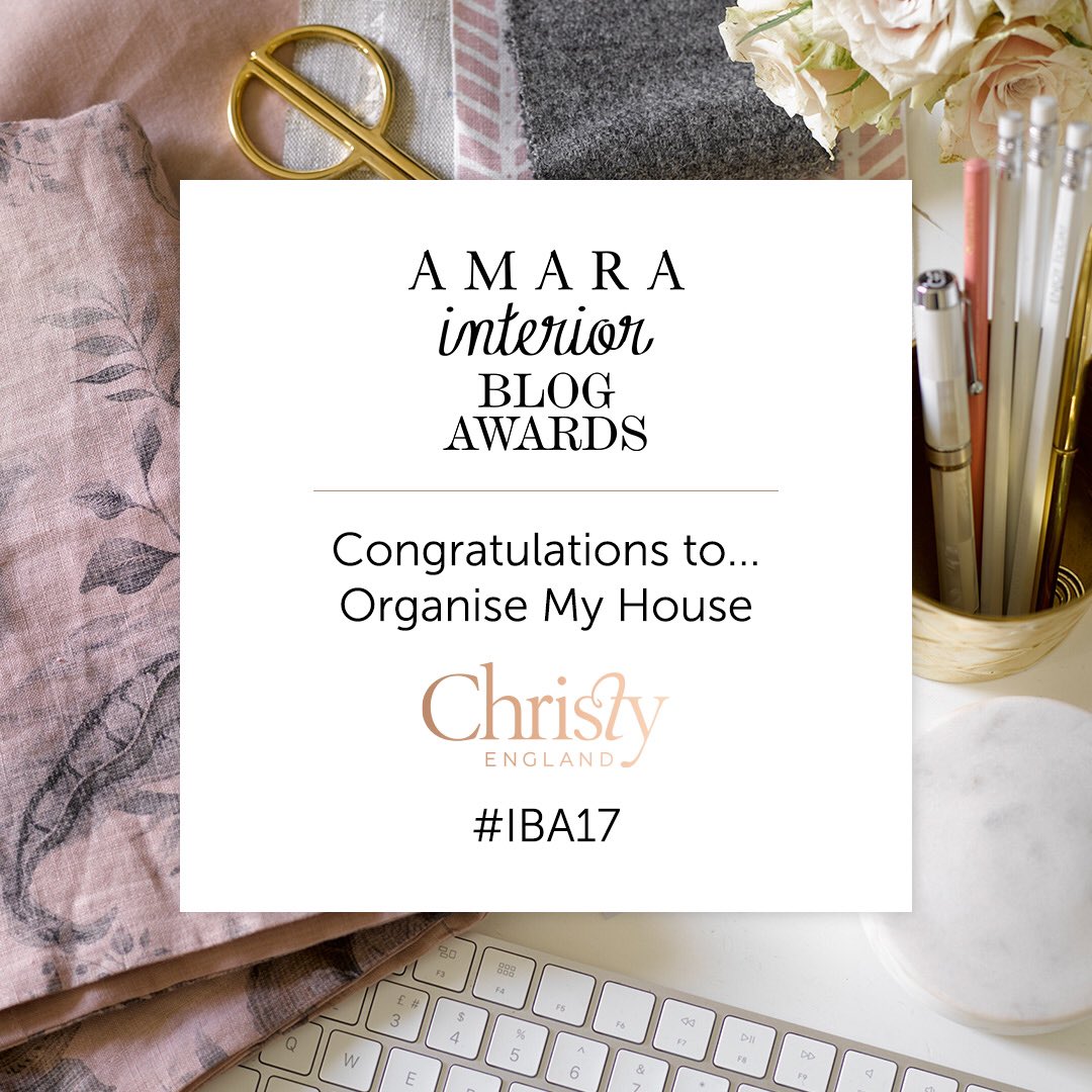 Christy_Home's tweet photo. Congratulations @organisemyhouse for your nomination for Best Interior Lifestyle blog #IBA17. Good Luck!π€ #ChristyLovesBloggers https://t.co/son9OZCPPc