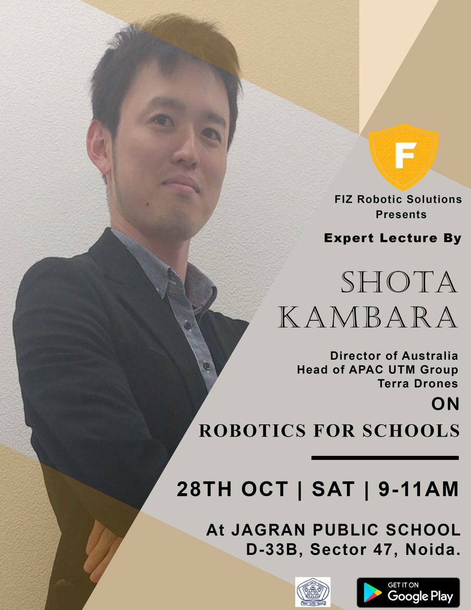 FIZ_Robotics's tweet photo. We are organizing an expert talk/session on Robotics for Schools!
Join us in this event. Come One, Come All @TERRADRONE_
#Expert_Session
#New_Robotic_Lab_Launch
#FIZ_Robotic_Solutions
#Innovation_Pays_Off https://t.co/k1t9h4jjV3