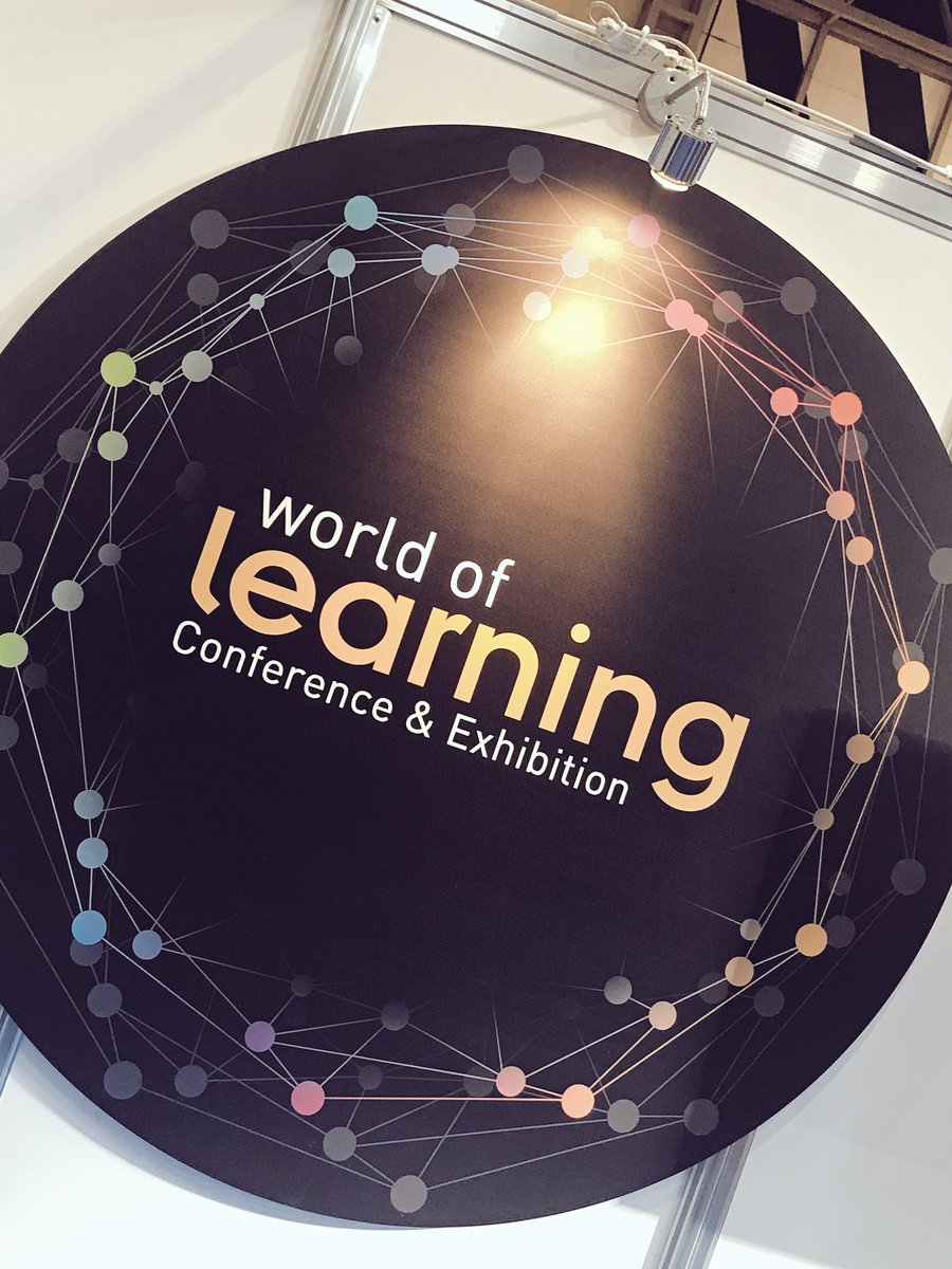 Having a fab day with the lovely @shelley250990 at World of Learning