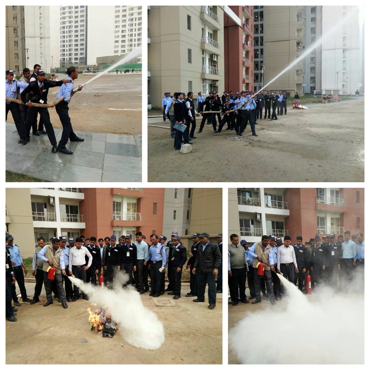 CMCORPS's tweet photo. Fire Facade Training @Noida, India
Water sprinklers
Fire alarms
Hypoxic air suppression systems,
A complete demonstration was held.
#CISFM https://t.co/5bijWgKttN