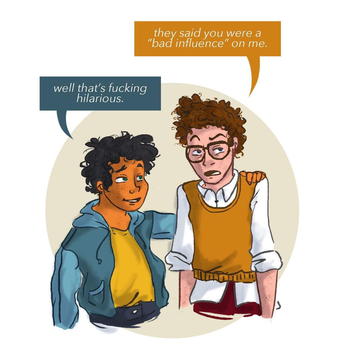 timebenderss's tweet photo. “you were an asshole before you even met us.”//  “gee, thanks.”
me, with -587 time on my hands: i must draw maxneil #CampCamp https://t.co/8EVRV2Myn7