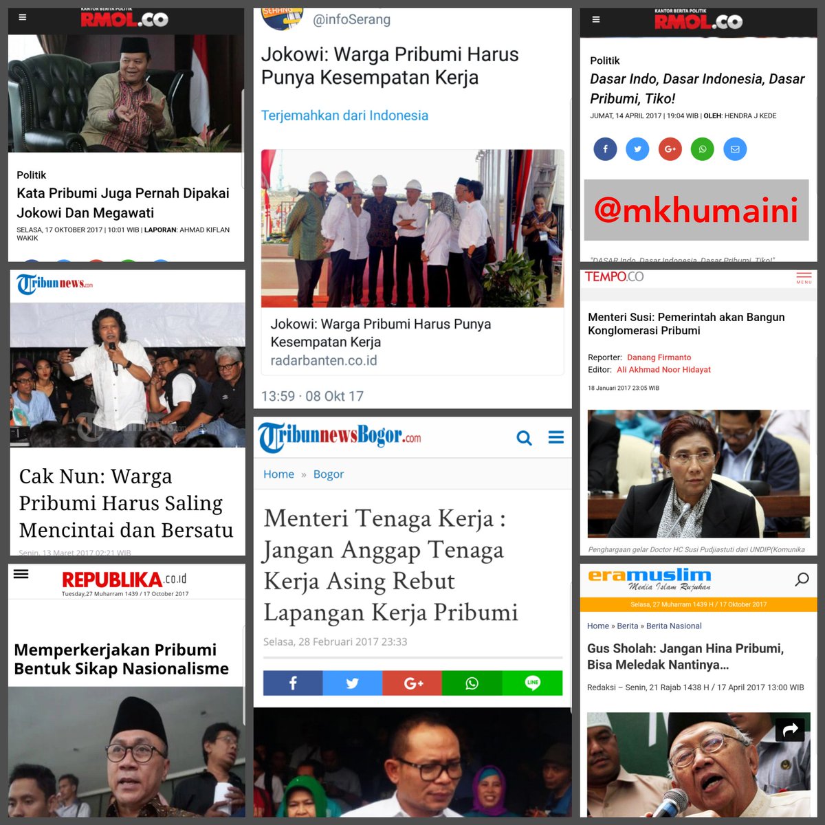 mkhumaini's tweet photo. Banyak Tokoh yg Mengucapkan Kata Pribumi Tapi Tidak Gaduh, Tapi Kenapa Ketika Anies Jadi Gaduh? Krn Perih &amp; Sakitnya Kekalahan Masih Terasa https://t.co/J4NU3wC1MA