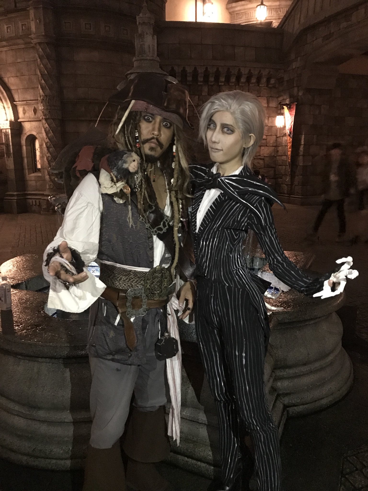 ディズニー ジャック・スケリントン 長袖パーカー Dハロ ハロウィーン