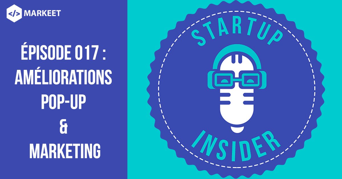 MarkeetApp's tweet photo. [Podcast] Un nouvel épisode de notre Podcast "Startup Insider by Markeet" est en ligne ! >> https://t.co/UveCOTh3Dw #Startup #Insider https://t.co/RaOuXH7WTQ