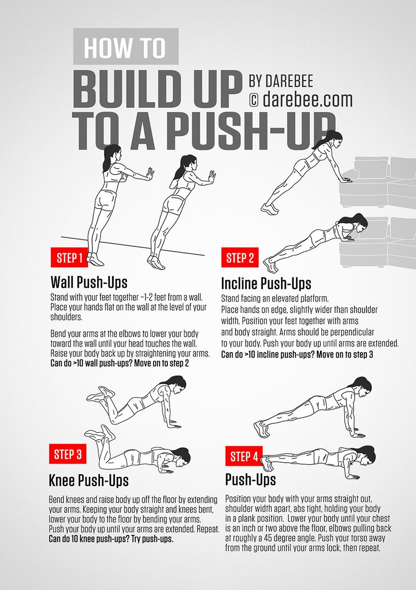 TrainingPoints's tweet photo. Push-ups are a great exercise to try at home, here's how to build them up https://t.co/B31agT6wnl #beginnersexercise #biceps #triceps #toned https://t.co/8d2vxeMPgL