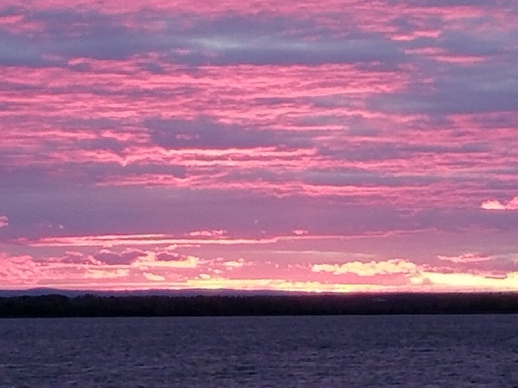 Tonight's Incredible Lake Champlain Sunset in Alburgh, Vermont