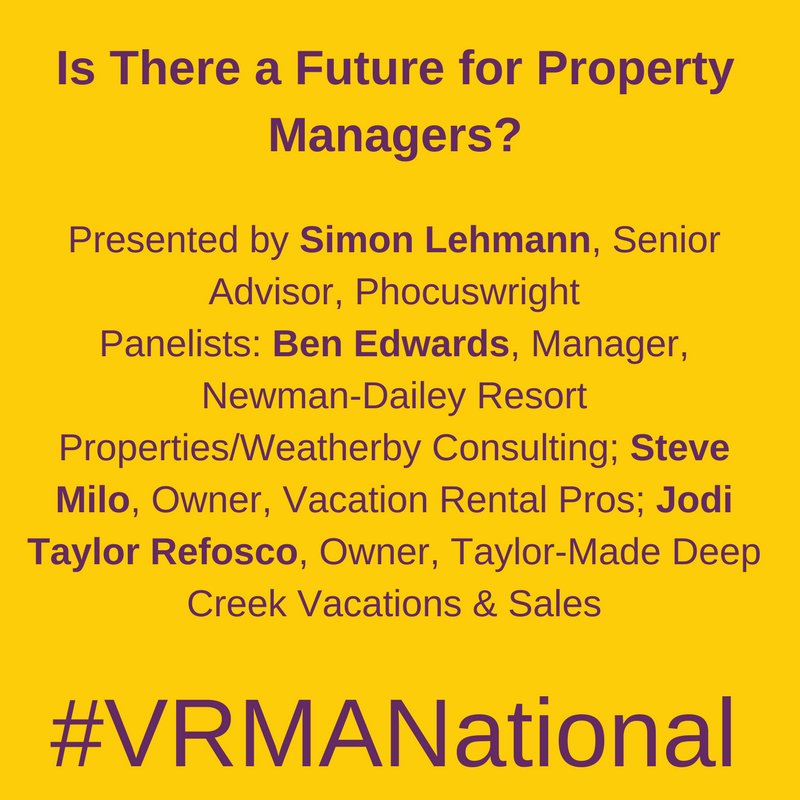vrma's tweet photo. #VRMANational Day 2 starts… now with a great discussion about the future for property managers https://t.co/u49FVKH5os