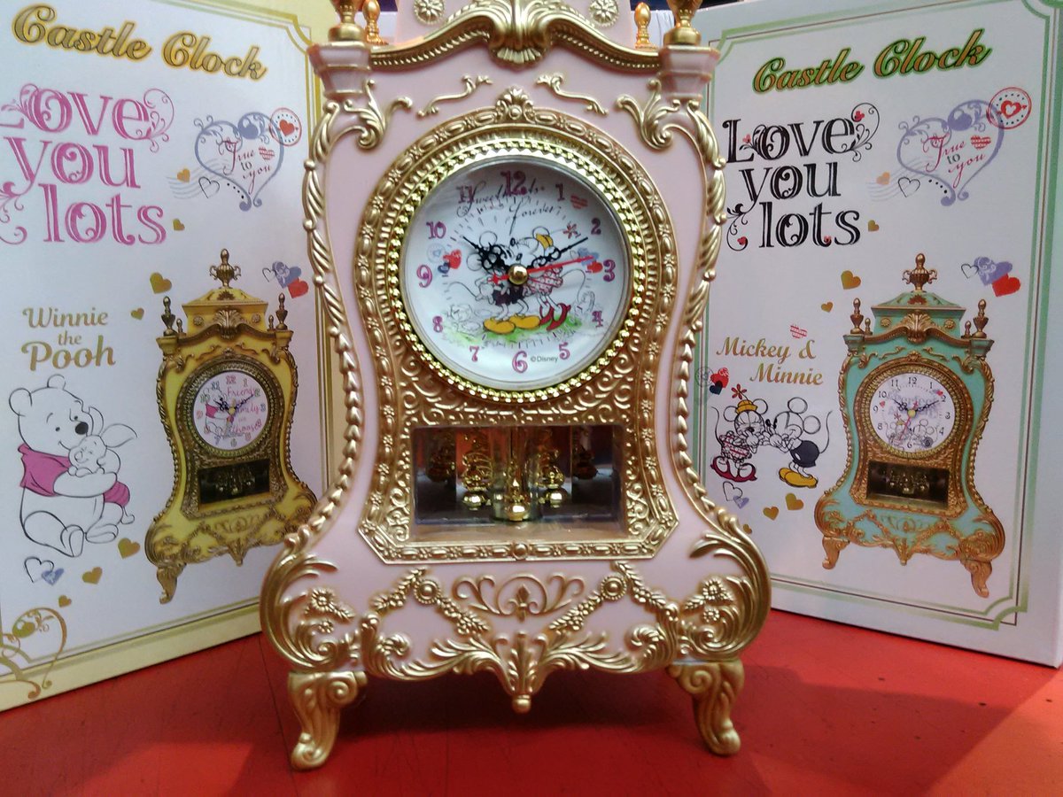 r1_haebaru's tweet image. 【プライズ情報】
ディズニーのお城の時計
登場しています！！
ゴージャスな時計に
プーさんとミッキーの絵が描かれていて
とても可愛いです(*^-^*)
まだまだありますので
お早めのチャレンジを(≧∇≦)
#CastleClock
#ラウワン
#バルワン