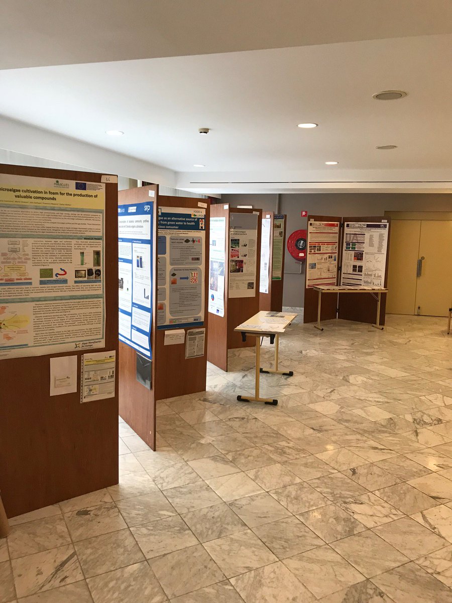 miraclesproject's tweet photo. @algae4EU Algae Biorefineries for Europe @miraclesproject products and poster exhibition. https://t.co/XN91JzZ892