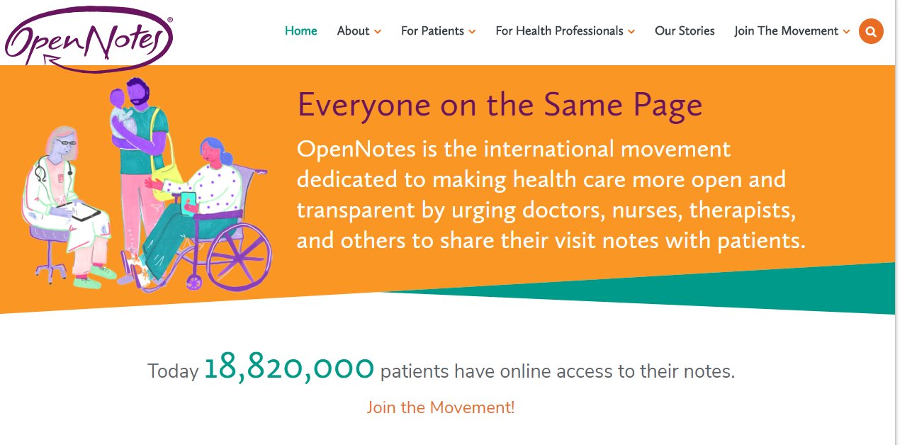 OpenNotes on Twitter: 