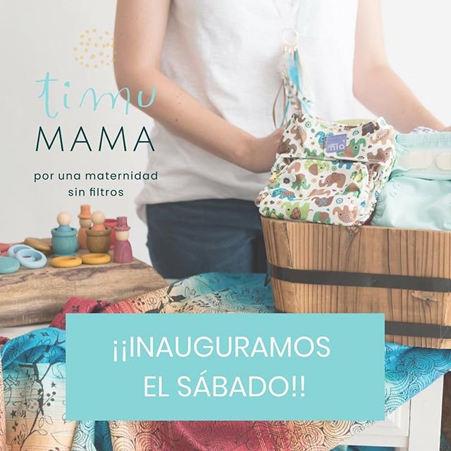timumamashop's tweet photo. ¿Ya te has enterado? 😛😎 Después de meses de trabajo, ¡por fin abrimos la tienda física de TimuMama! 🎉🎊💙💚 Será el próximo sábado 21 de oc https://t.co/eQV4OSARi4