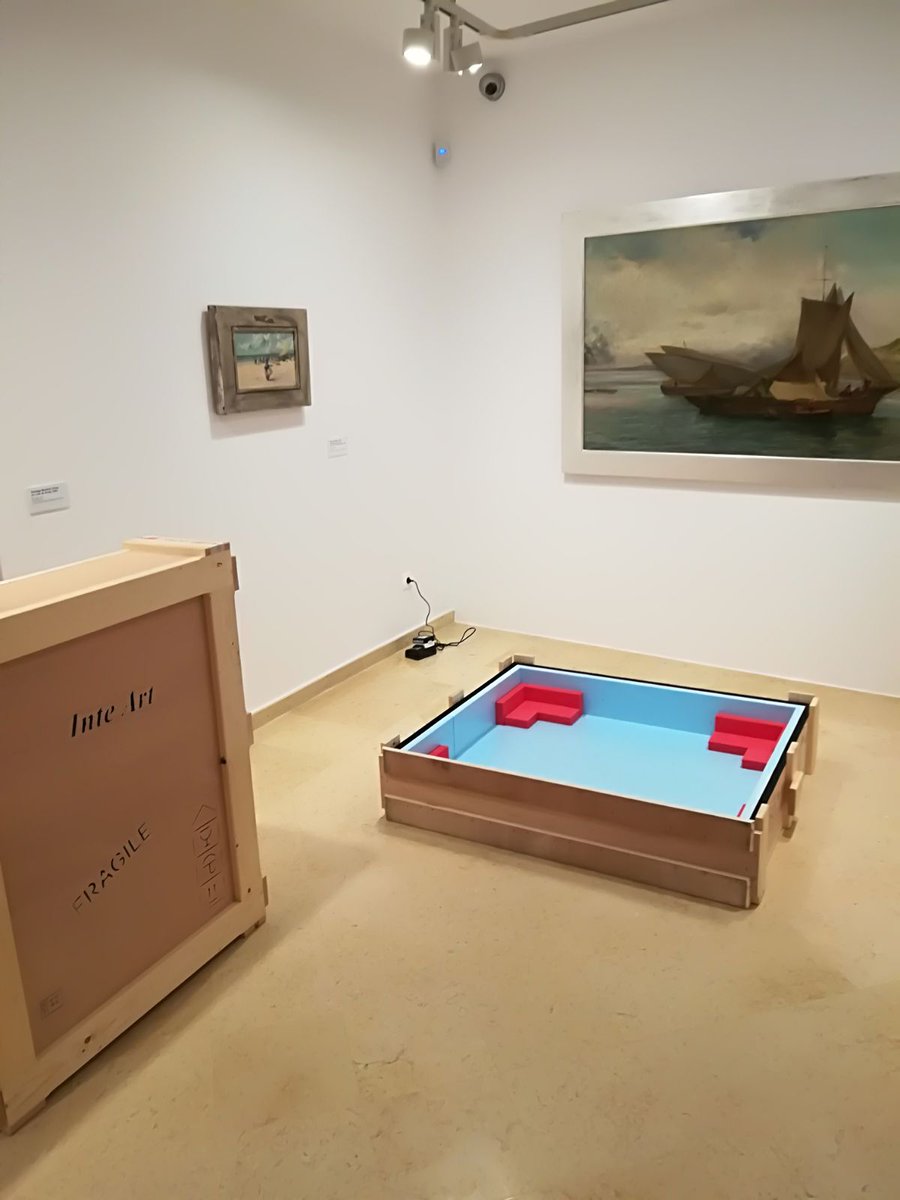 EspaiC_Thyssen's tweet photo. Les obres d'art exposades retornen als seus museus… Un Món ideal es queda per sempre a #ECT17 https://t.co/rh9MB2B26h