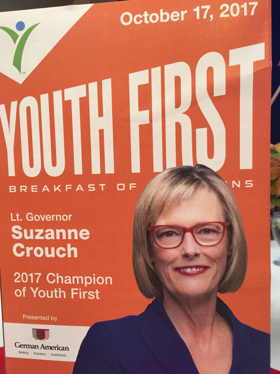 Congratulations Lt Gov Suzanne Crouch 2017 Champion of Youth First!