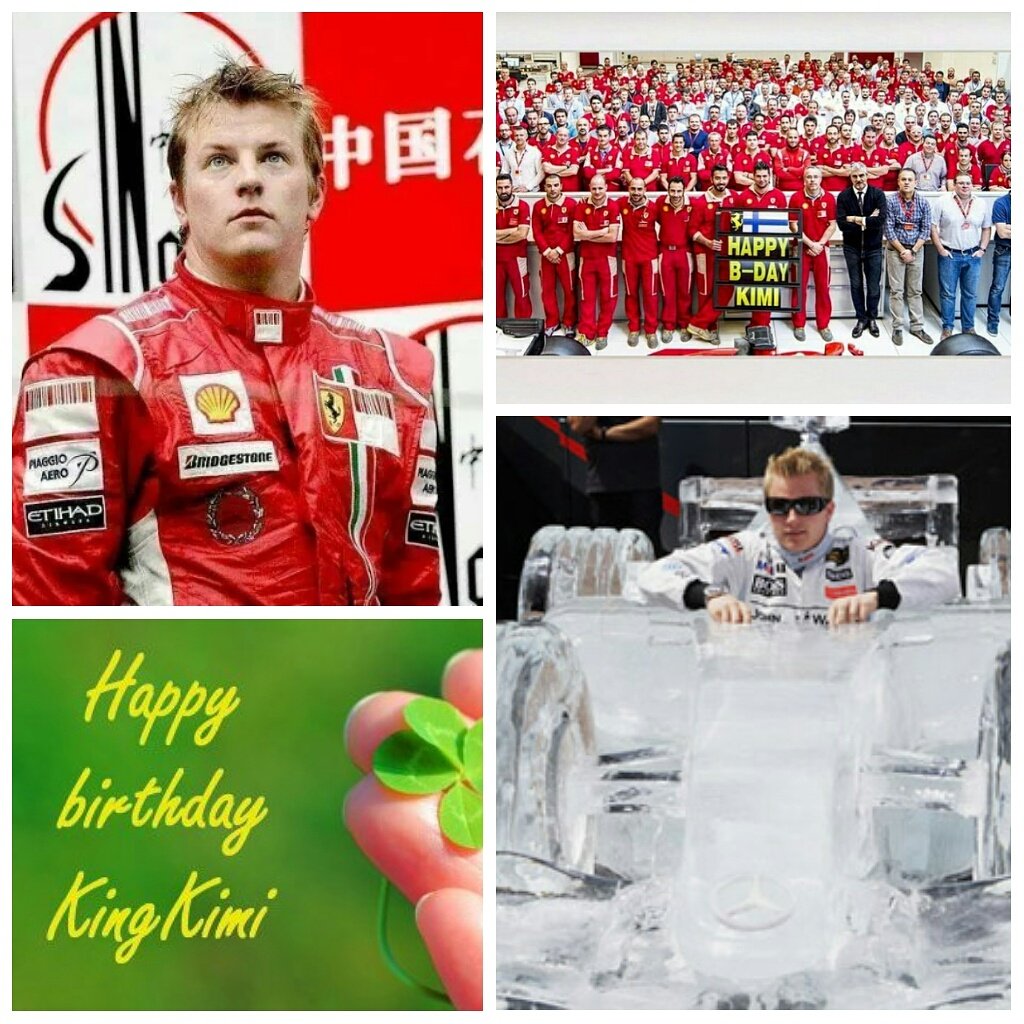 Happy birthday KIMI RAIKKONEN  MY ICEMAN       