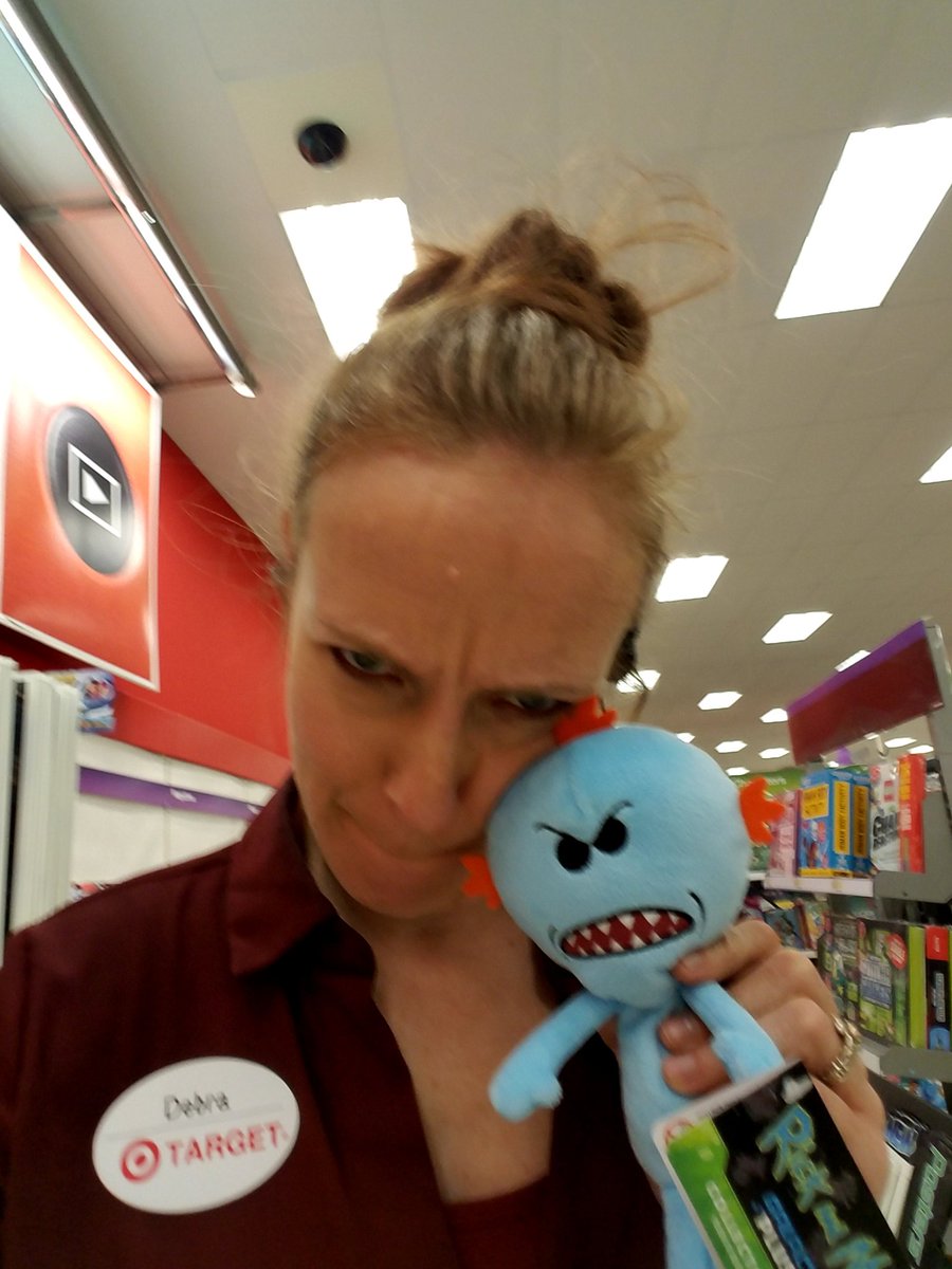 FrankandNats's tweet photo. I need his help today! #MrMeeseeks I am looking at you!! 
#RickandMorty #wemaketarget https://t.co/f4fG6BZkwi