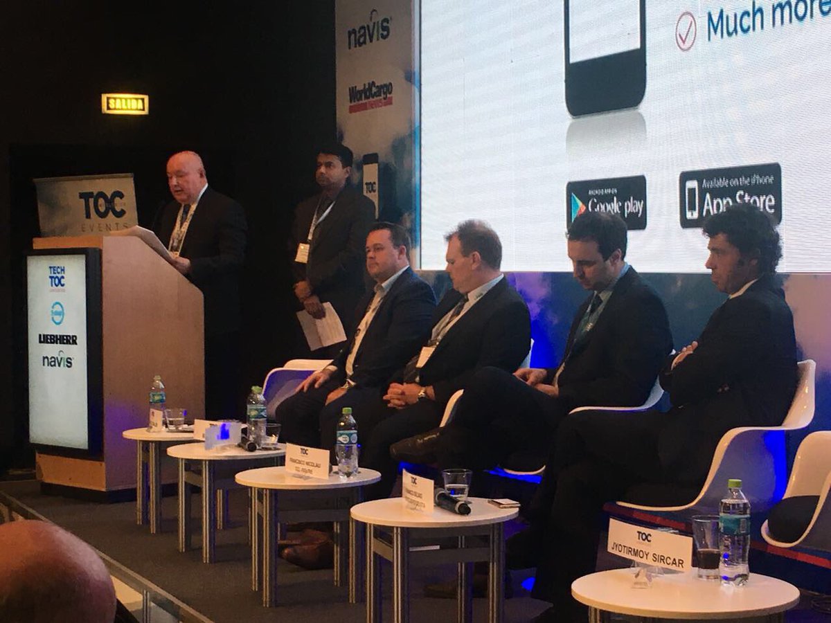 mundomaritimo's tweet image. Paul Galil de #Portek, da inicio a conferencias TECH TOC con el panel Ship to Dhore operations.  @TOCWorldwide