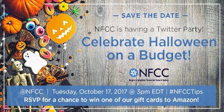 BruceMcclary's tweet photo. It's almost time for the @NFCC  #NFCCtips Twitter party at 3 pm ET! RSVP at https://t.co/Btb8lRPloH for chance to win #prizes 🎉🎁💳 https://t.co/YCFkZGLYzB
