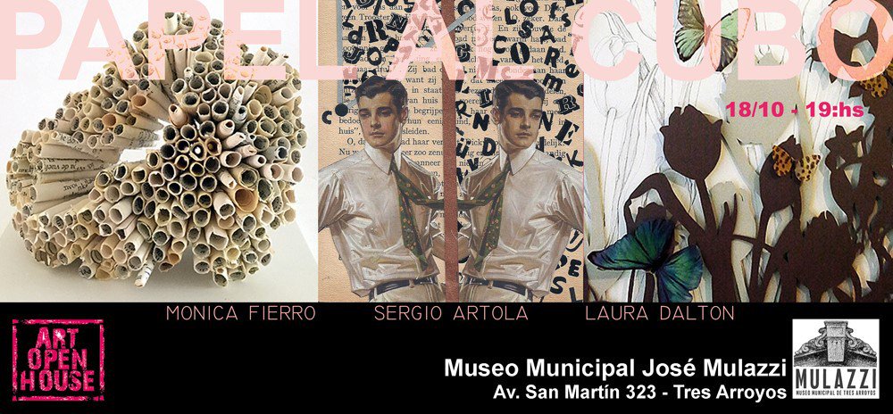 Muestra Colectiva Papel al Cubo museomulazzi.com/sala-jaka/mues…