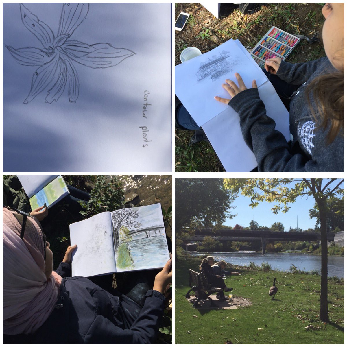 BriscoeClass's tweet photo. Gr12 outdoor #OakArt @oakridge_ss  @TVDSB @TVInnovates https://t.co/dNrBzhXHGS