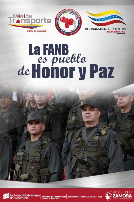 Los puertos venezolanos están y seguirán estando en las manos del pueblo venezolano en unión Cívico Militar