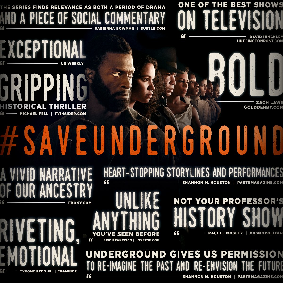 It's time. Join the movement! #SaveUnderground