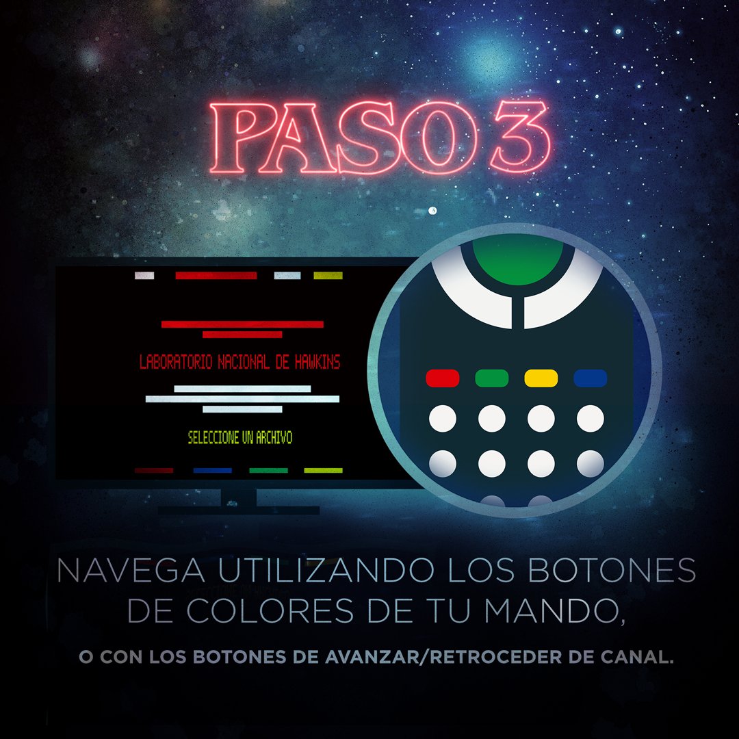 NetflixES's tweet photo. Las nuevas teorías de #StrangerThings no las verás en Twitter. Imágenes nunca vistas en la página 643 del Teletexto. https://t.co/YodCxeTr9y
