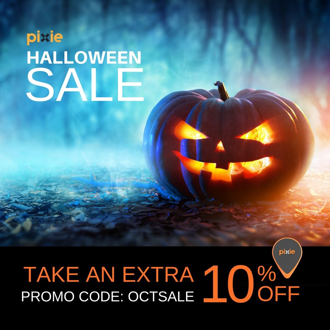 getpixies's tweet image. Wishing you a spooky and happy Halloween! buff.ly/2xXJzx4 #Halloween #Sale #GetPixie