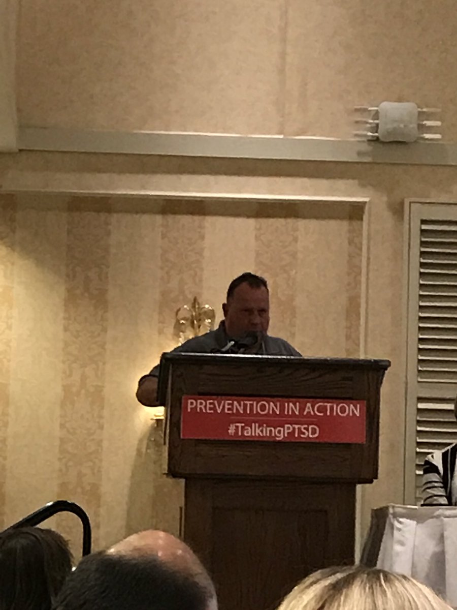 nycoleodeon's tweet photo. Hugh Doherty taking peer support to the next level. #TalkingPTSD https://t.co/I6bMHsVdXC