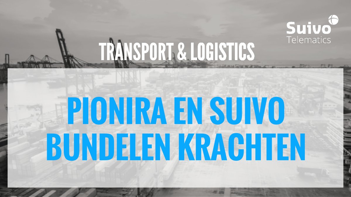 Technologiebedrijven Suivo en Pionira kondigen vandaag hun samenwerking aan!
ow.ly/qCec30fQLTc