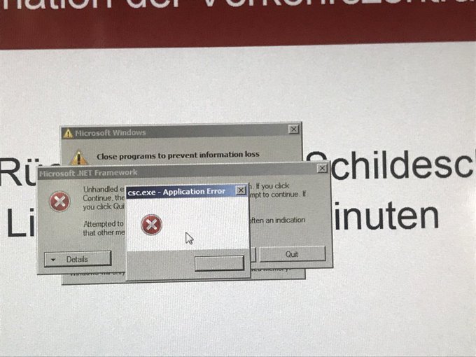 #moBiel #dotnet #fail At least they&lsquo;re running Win7. https://t.co/FCinlgdymG<a href="/tag/mobiel"class="tags">#moBiel</a><a href="/tag/dotnet"class="tags">#dotnet</a><a href="/tag/fail"class="tags">#fail</a>