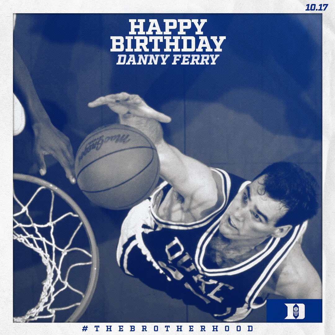 Happy birthday to 1989 National Player of the Year Danny Ferry!     