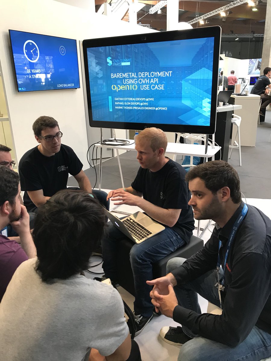 gioindahouz's tweet photo. #deploy #baremetal with our API ! @openio usecases! ZoneTech! #ovhSummit @ovh_fr https://t.co/uER5n0B2TC