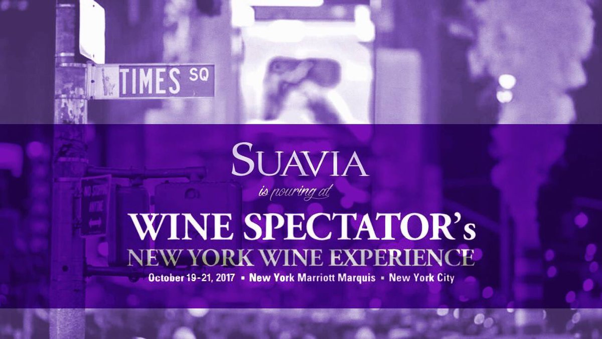 #MonteCarbonare 2015 is ambassador of Soave among the best wines of the world at #NYWE2017. See you there this week! <a href="/WineSpectator/">Wine Spectator</a>