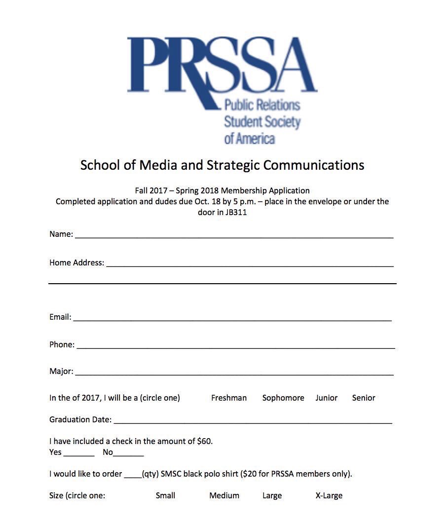 OSUPRSSA's tweet photo. It's not too late! ⏰ Become a member of PRSSA today! Applications due TOMORROW at 5 p.m. in JB 311! #OSUPRSSA https://t.co/kuXsdqDHBB