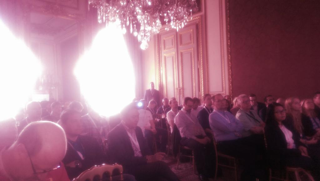 Customizer session earlier was packed at #soccnx, even the sun was bursting in at the back