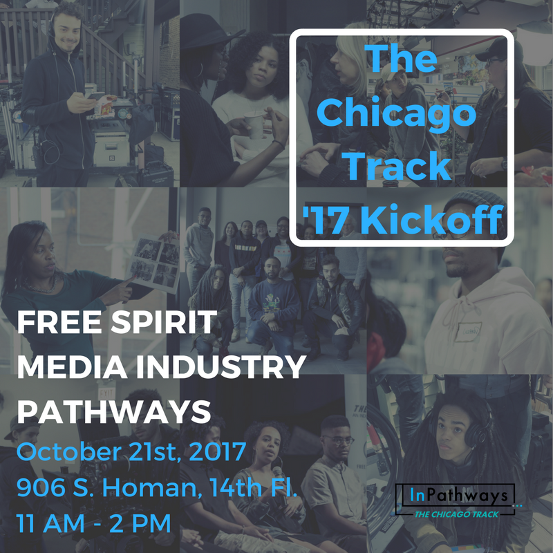 Inpathways's tweet photo. .@FreeSpiritChi's industry workshop series returns Saturday!Get on track with #FSMChiTrack. https://t.co/aAGZXRVgpx #chicagofilm #youthmedia https://t.co/LOFpvnSs5t