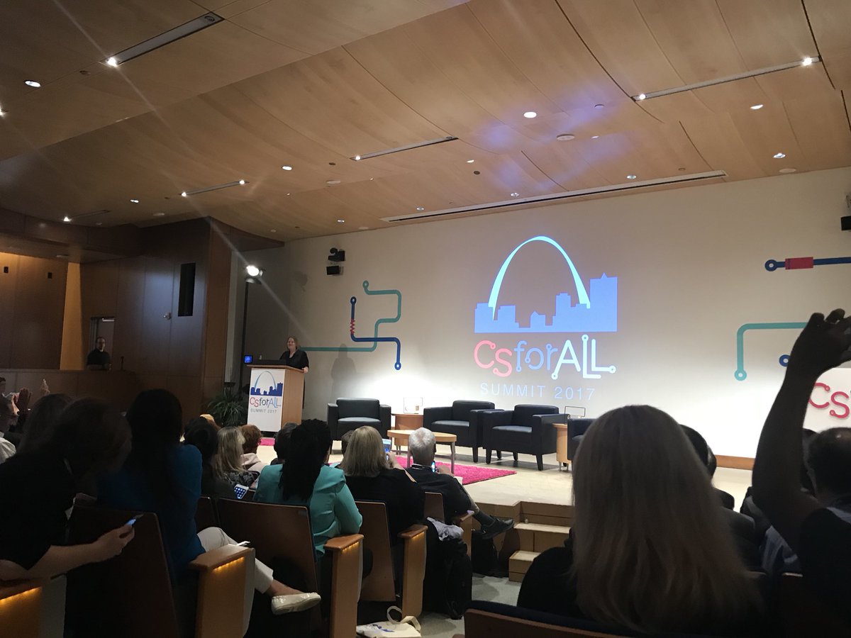 danicw's tweet photo. Kicking off the #CSforAll Summit with @ruthef &amp; @CSforALL https://t.co/0apkiEQD3C