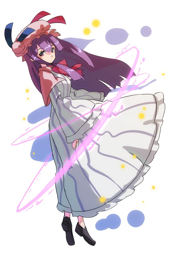 パチュリー・ノーレッジ 「ぱちゅり～#深夜の真剣お絵描き60分一本勝負 」|はしろのイラスト
