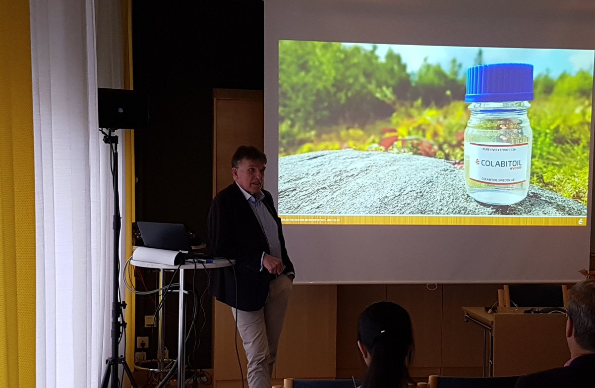 ColabitOil's tweet photo. VD Jan Nordlöf presenterar på  #scienceandinnovationday https://t.co/ojOwoJaoqZ