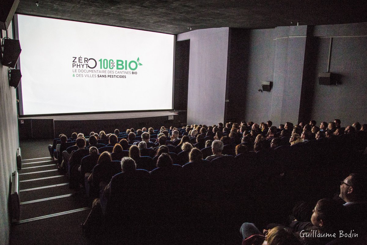 Salle comble hier soir pour la projection du film de Guillaume Bodin, Zéro phyto 100% bio à Reims ! Plus d'infos >> bit.ly/2wmIzys