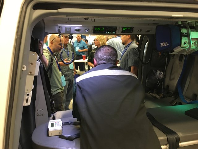 LDO_Helicopters's tweet photo. #EMS flight crews, pilots get a glimpse of @LifeFlightMaine’s #AW109SP at #AMTC2017 #Leonardo https://t.co/9PnHxuw4vT