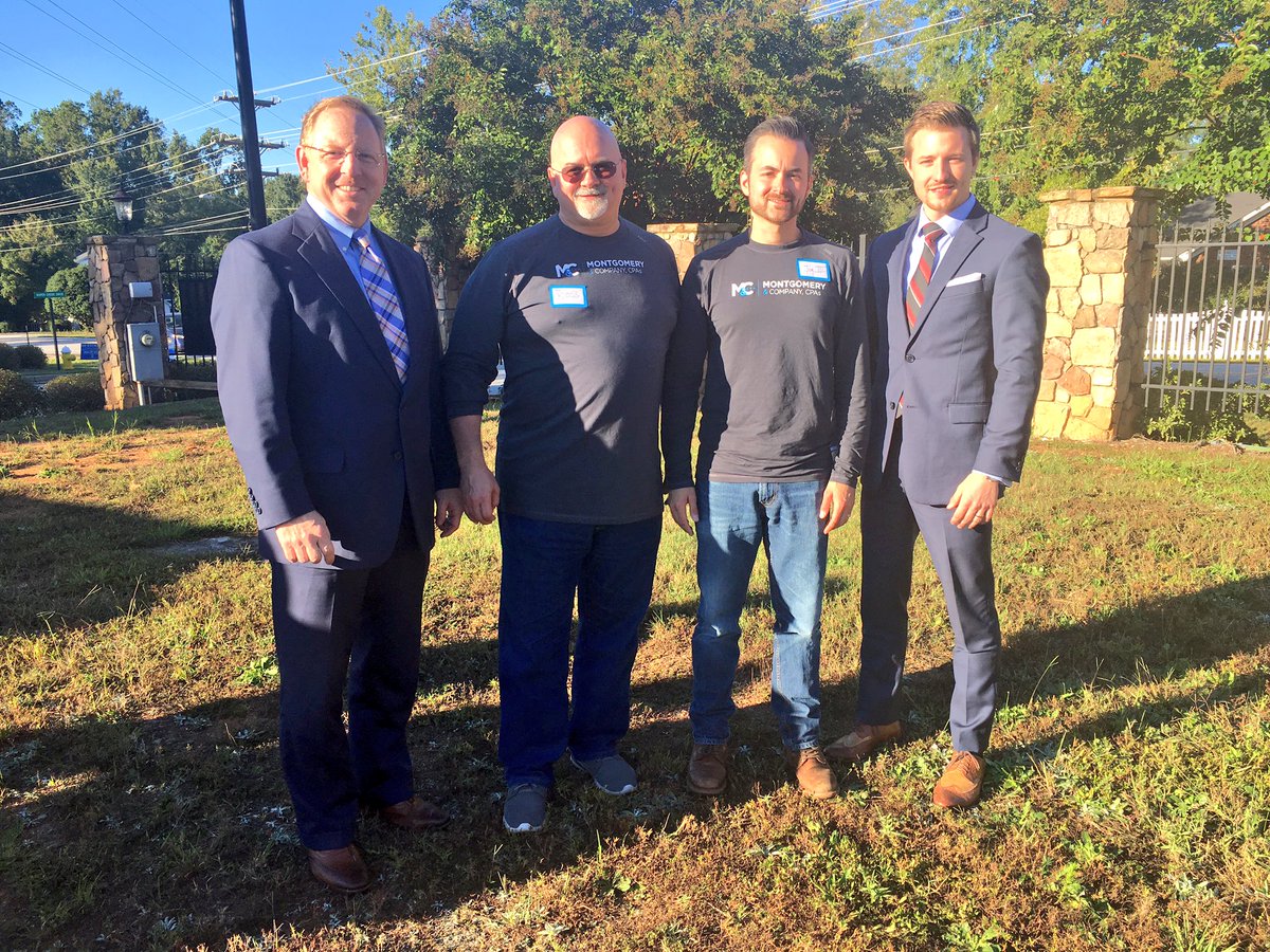 Had a great time yesterday with <a href="/JoeMontgomery/">Joe Montgomery</a> and <a href="/joemont3/">Joe Montgomery III, CPA, CPBC</a> at the <a href="/MontgomeryCPAs/">Montgomery & Company</a> groundbreaking ceremony. What an exciting milestone.