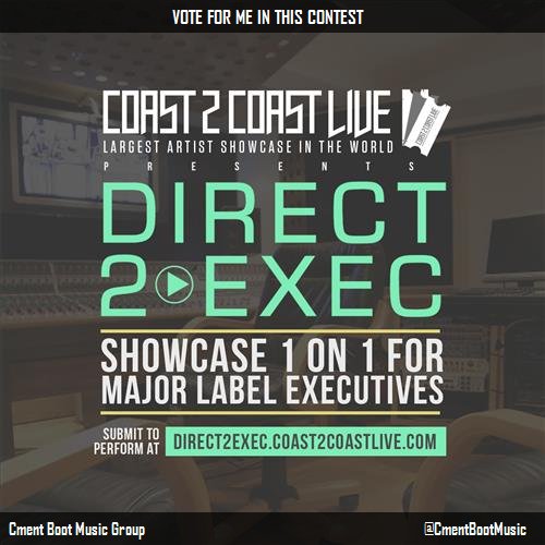 Lamb0_Jones's tweet photo. Just voted for @CmentBootMusic to perform at #Direct 2 Exec Atlanta 12/17/17 - Street Execs! https://t.co/V27X0zfokC https://t.co/vlTqlAlJvy